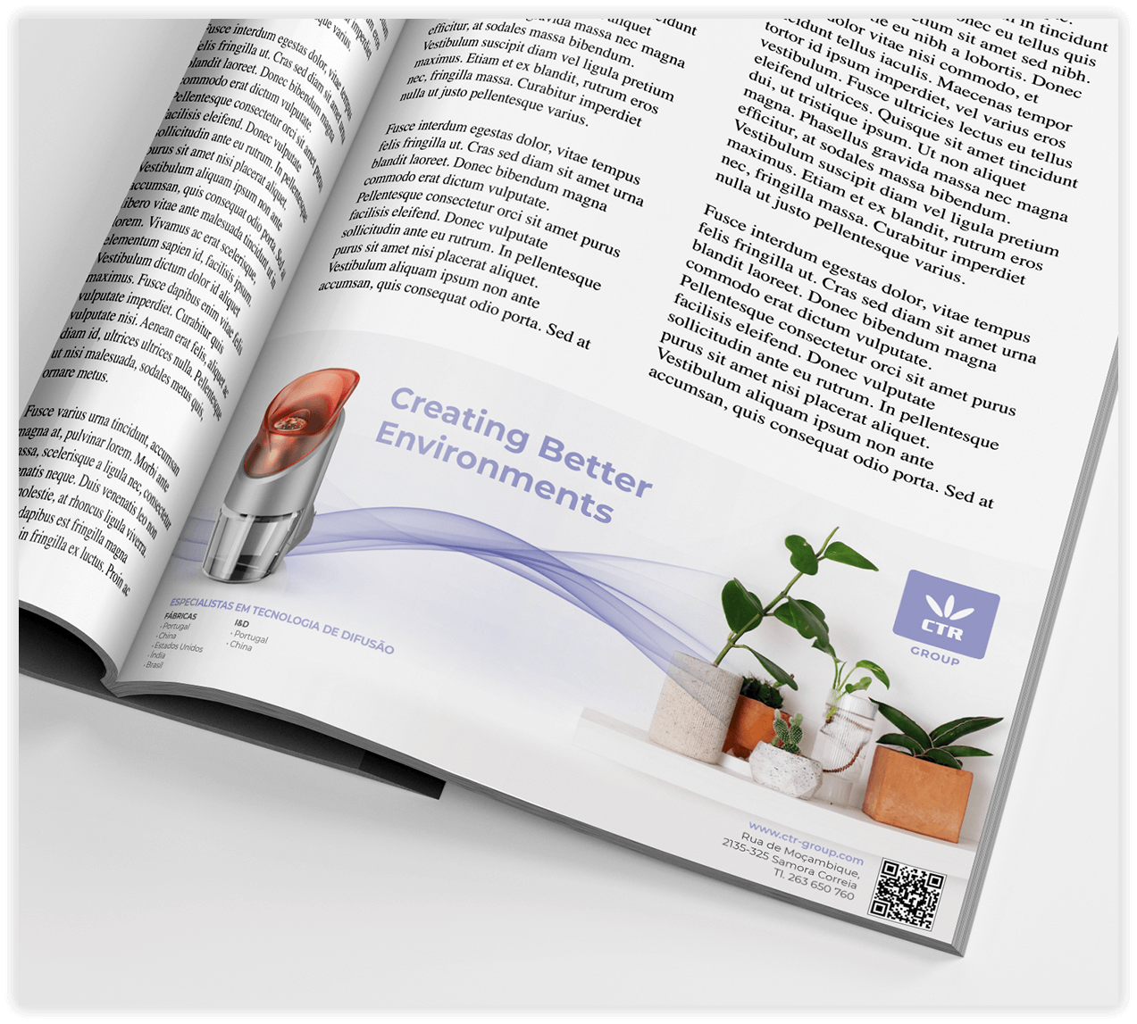 Portfolio de projetos Design e Web, Identidade visual - CTR